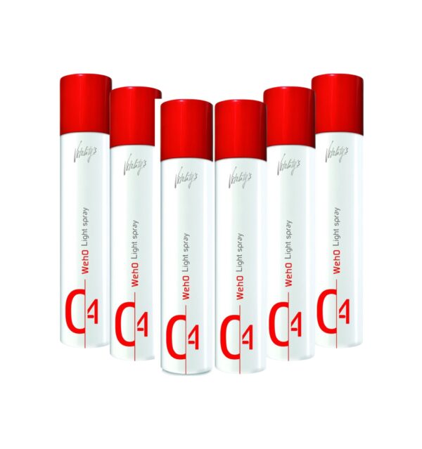 Pack de 6: Weho Light Spray - brillant instantané 200 ml- Vitality's